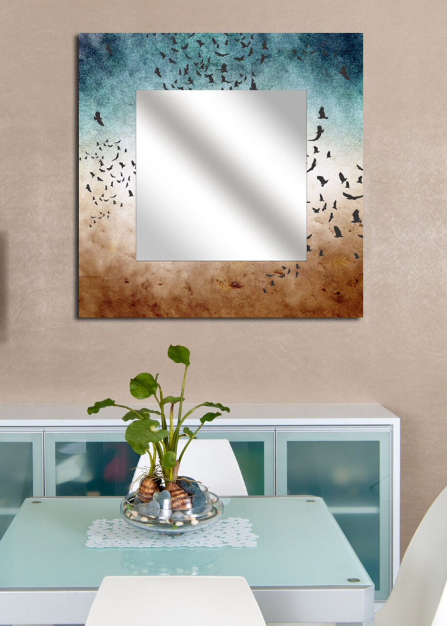 Oglinda decorativa MA-20 30 x 30 cm Multicolor