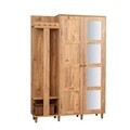 Dulap cu pantofar, cuier si oglinda Garmanto 135 - Atlantic, Vella, 135x36x192 cm