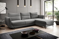Coltar extensibil dreapta 3 locuri ELTAP, RT-05GO, Silva, 276x201x100 cm, lemn/poliester, gri