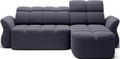 Coltar extensibil dreapta 3 locuri ELTAP, Beneth, 301x185x115 cm, lemn/poliester, albastru