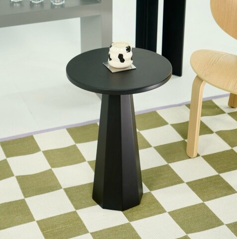 Masuta, Rotexa, Lilyum 52, 35x52x35 cm, MDF , Negru