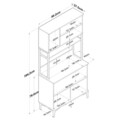 Dulap multifunctional, Rani, JE193, Nuc/Alb