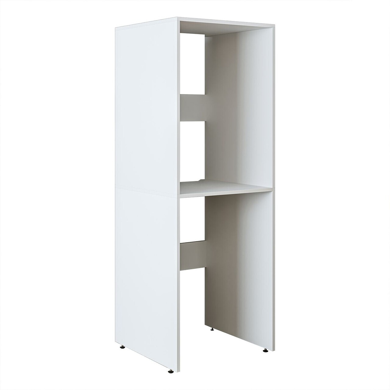 Dulap masina de spalat, Hanah Home, 2370, 67x196.2x65 cm, PAL MELAMINAT, Alb — imaginea 4