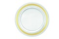 Set 2 suporturi pentru farfurie, Vidivi, Baguette, D.32 cm, sticla, transparent/auriu