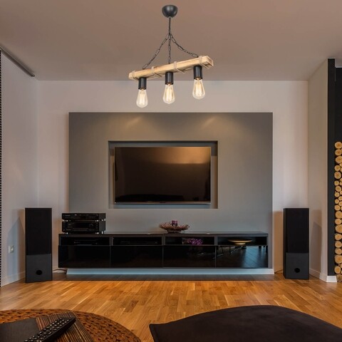 Lustra ahsap, asz.1236, squid lighting, 48.5x47 cm, 60w