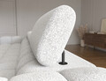 Coltar extensibil dreapta 3 locuri ELTAP, RT-03PEL, Felro, 285x181x93 cm, lemn/poliester, gri deschis