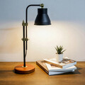 Lampa de masa, Insignio, 780SGN2633, Metal, Negru