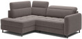 Coltar extensibil stanga 3 locuri ELTAP, LT-20AS, Barea, 208x160x100 cm, lemn/poliester, maro deschis