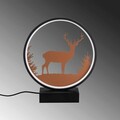 Lampa de masa, Shadow, 526SHD1137, Metal, Negru/Cupru