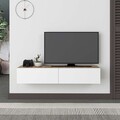 Comoda TV, Homitis, Francy 135, Stejar Safir / Alb