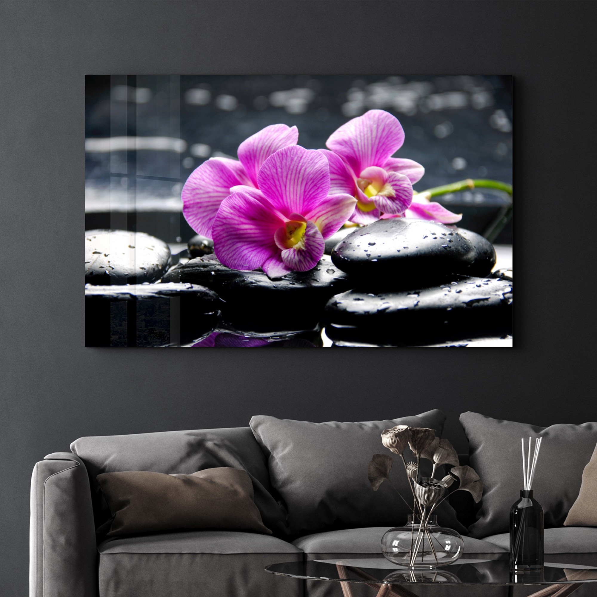 Tablou decorativ, OGLS-1090, Dimensiune: 35 x 55 cm, Multicolor