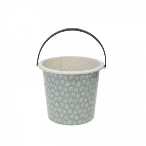 Galeata Retro Green, 10 L, polipropilen, verde