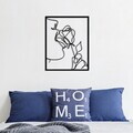 Decoratiune de perete, Sweetness, Dimensiune: 50 x 40 cm, Negru