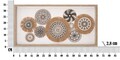 Tablou decorativ Marcy -B, Mauro Ferretti, 70 x 35 cm, lemn de pin/canvas