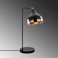 Set lampa si lustra, Opviq, 892OPV9106, Metal, Negru/Cupru