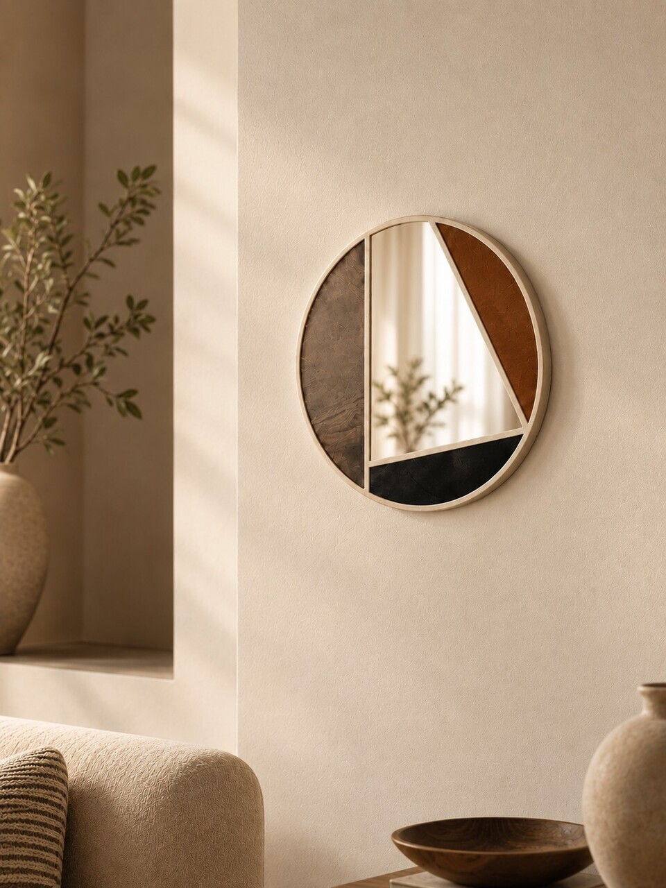 Oglinda decorativa, DM0015, Oglindă acrilică, Multicolor — imaginea 2