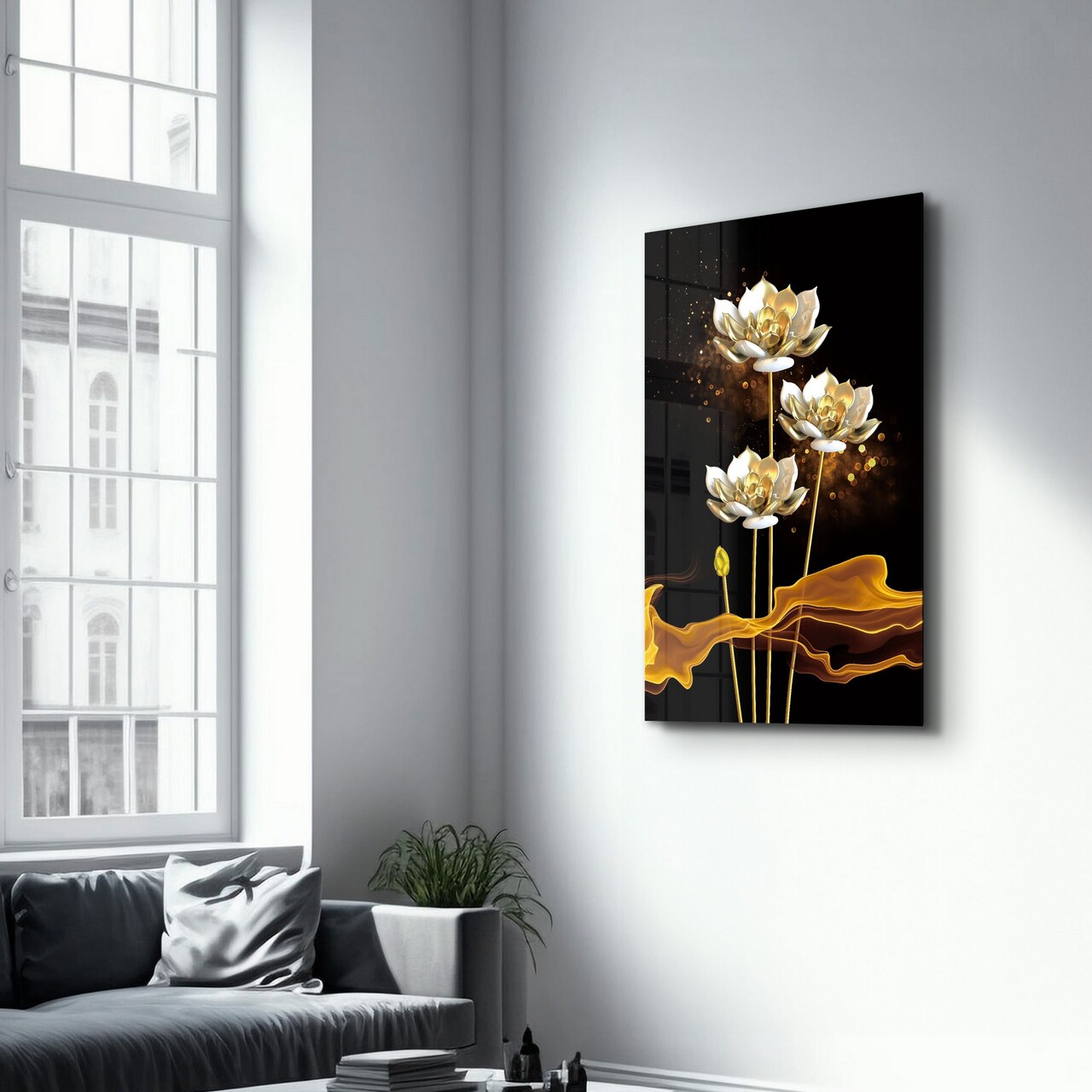 Tablou decorativ, CAM-5077, Dimensiuni: 46 x 72 cm, Multicolor - view 4