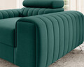 Fotoliu, ELTAP, AR-LAU-35NU, Laurence, 125x97x105 cm, lemn/poliester, verde deschis
