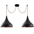 Lustra, Alby, 525NOR1644, Metal, Negru