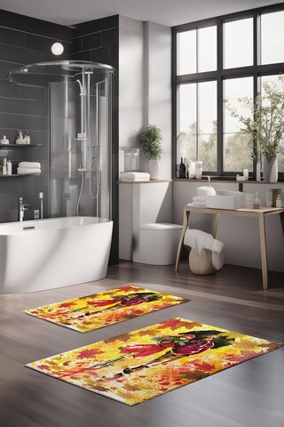 Set covorase de baie, Cartwright, CT-5129, Poliester, Multicolor