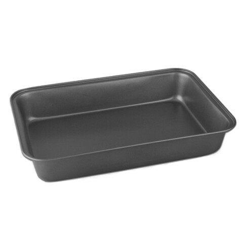 Tava de copt Muhler, MR-4015, otel carbon non-stick, 32 x 22 cm, gri