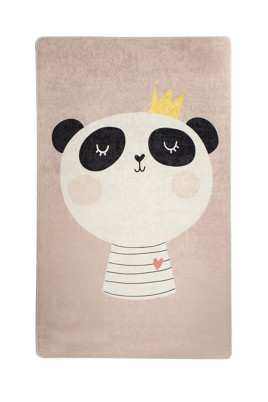 Covor, King Panda  , 140x190 cm, Catifea, Multicolor - 1 | YEO