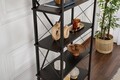 Corp biblioteca, Nordure, Elysian, PAL, Negru lemn / Negru