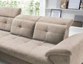 Coltar extensibil stanga 5 locuri ELTAP, LT-20REL, Inferne, 297x210x107 cm, lemn/poliester, bej