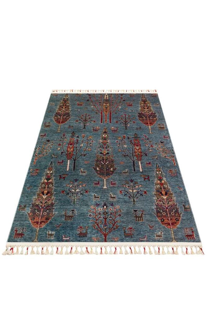 Covor (80 x 300), ATK 09, 80x300 cm, Aqua — imaginea 2