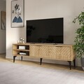 Comoda TV, Odessa, Regina, 160x50x29.6 cm, Maro