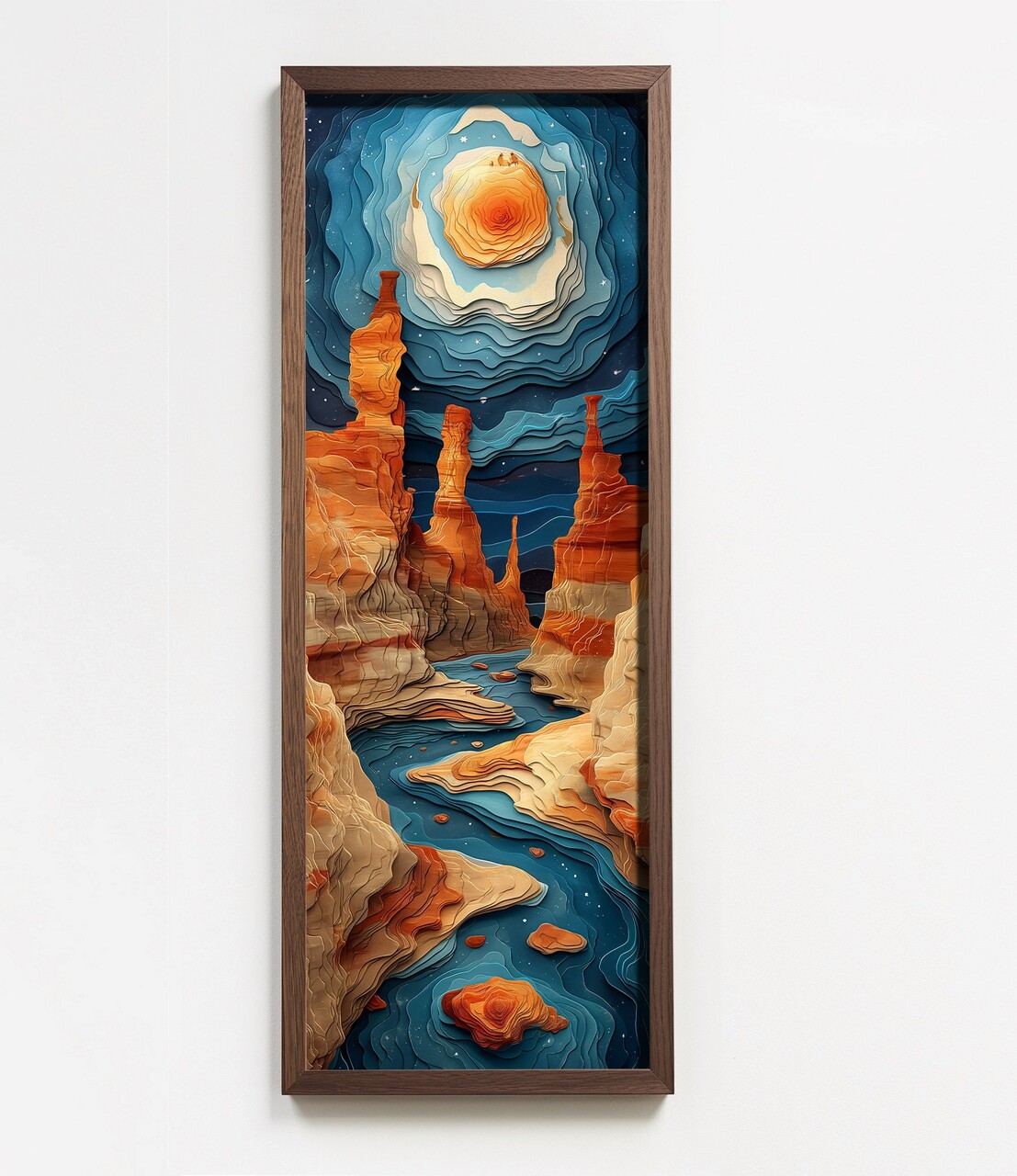 Tablou decorativ, LONG012-S/120-40, Imprimat UV, Multicolor - view 2
