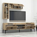 Set mobilier living, Hommy Craft, Samba, Stejar