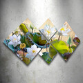 Set 4 tablouri decorative, 4MDF1482690995, MDF, Imprimat UV, Multicolor
