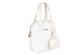 Geanta Beverly Hills Polo Club, 1106, piele ecologica, alb