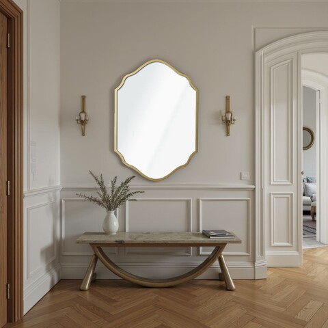 Oglinda decorativa, Lumisfera, Starlit 47 x 70, Auriu