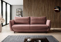 Canapea extensibila 4 locuri ELTAP, SO-SIL-24LU, Silva, 236x95x90 cm, lemn/poliester, roz inchis