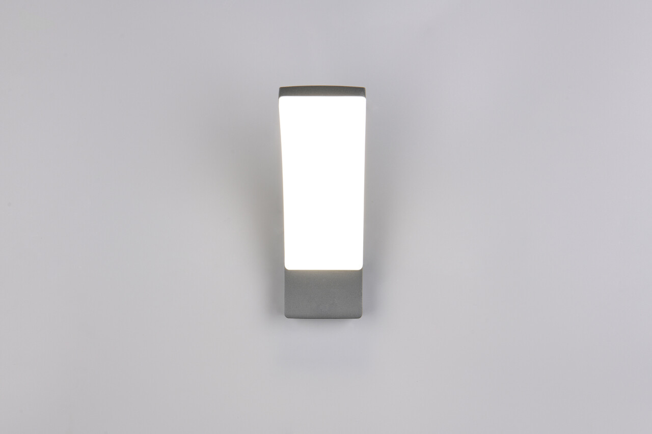 Aplica de perete pentru exterior Beja, RL, 8x18.5x22.5 cm, 12.5W, 1x SMD LED, aluminiu, antracit - 1 | YEO