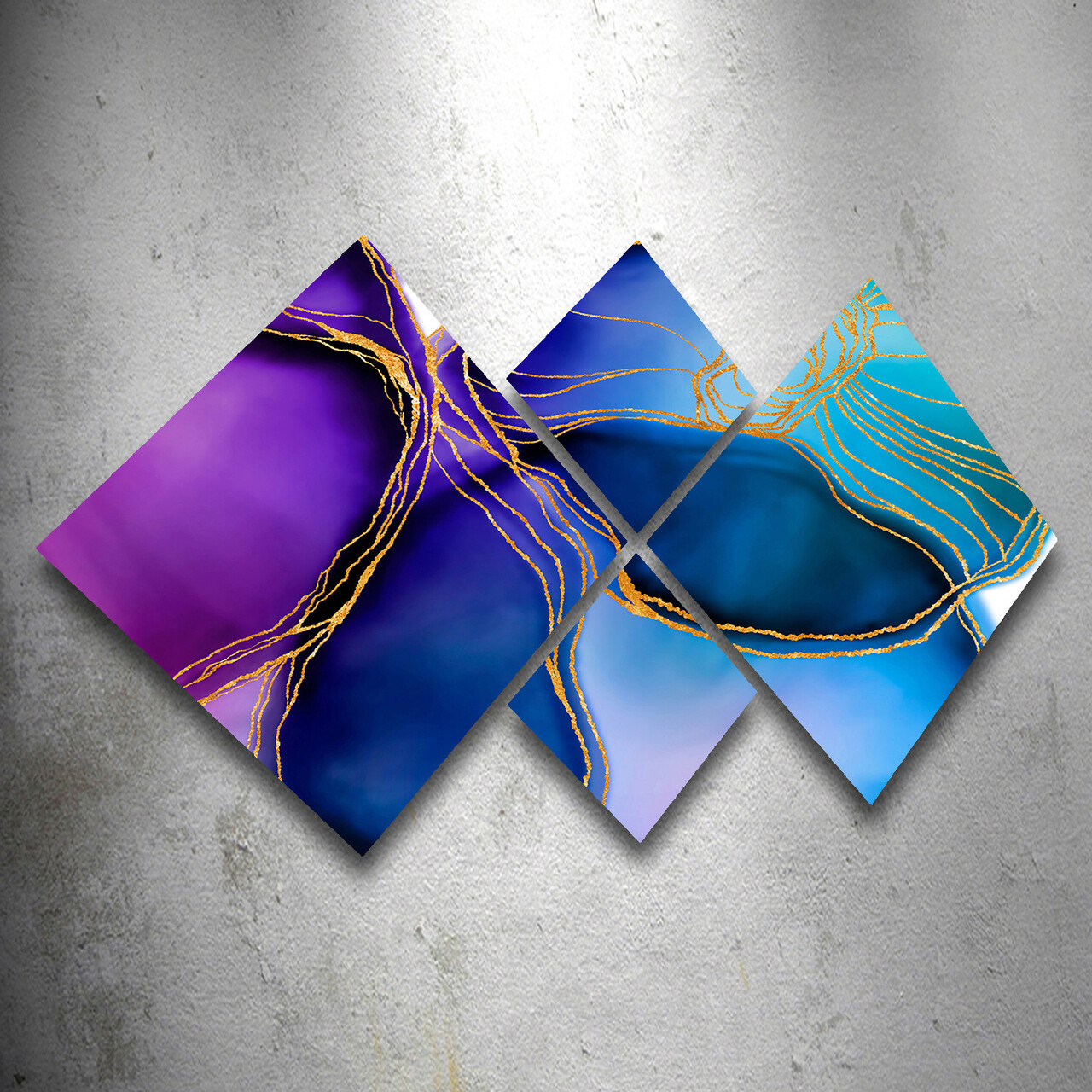 Set 4 tablouri decorative, 4MDF18445391742, MDF, Imprimat UV, Multicolor - 1 | YEO