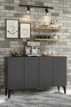 Consola, Hanah Home, Gumus 120, 120x79x32 cm, Antracit