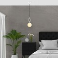 Lustra, Fulgor, 942FLG1652, Metal, Alb