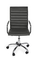 Scaun de birou Perth, Bizzotto, piele ecologica, gri inchis