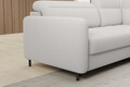 Coltar extensibil dreapta 3 locuri ELTAP, RT-01ROY, Barea, 208x160x100 cm, lemn/poliester, alb