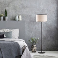 Lampadar, Fulgor, 942FLG1517, Metal, Alb/Negru