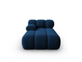 Sezlong living stanga 1 loc, Bellis-51, Micadoni Home, 155x94x70 cm, catifea, albastru regal