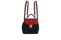 Rucsac Beverly Hills Polo Club, 622, piele ecologica, negru/mov