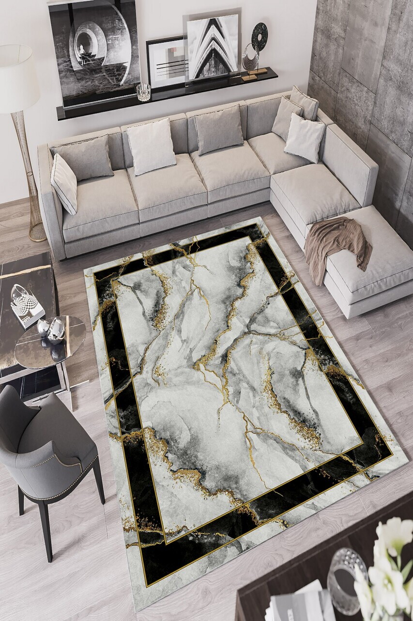 Covor W920 120x180 cm Poliester Gri