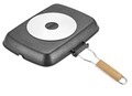 Tigaie grilll cu maner detasabil, Cooking by Heinner, 35 x 25 x 4.5 cm, aluminiu turnat cu invelis non-stick