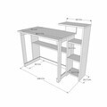 Birou, Hanah Home, Saye, 106x92.5x50 cm, Pin Atlantic / Antracit