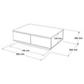 Masuta de cafea, Hanah Home, Ave14-T, 90x28.6x60 cm, PAL, Travertin