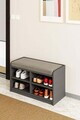 Suport pentru pantofi, Hanah Home, Harran, 35x80x47 cm, Antracit
